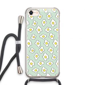 Spiegeleitjes: iPhone 8 Transparant Hoesje met koord
