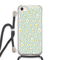 Spiegeleitjes: iPhone 8 Transparant Hoesje met koord