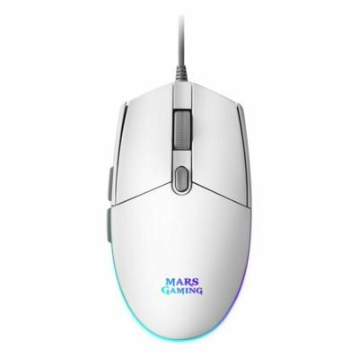 Gaming muis Mars Gaming MMGW Blanco