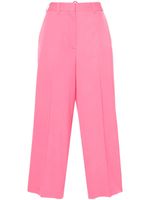 Stella McCartney pantalon en laine à coupe ample - Rose