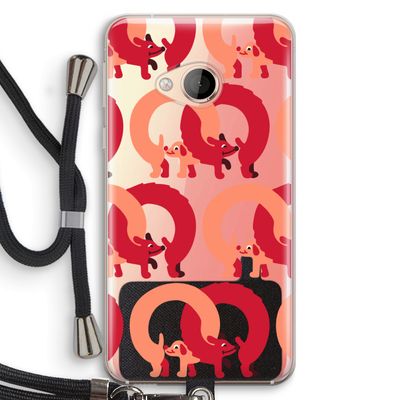Dogs: HTC U Play Transparant Hoesje met koord
