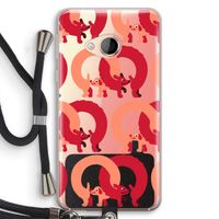 Dogs: HTC U Play Transparant Hoesje met koord