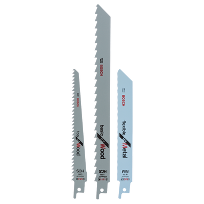 Bosch Accessoires Reciprozaagbladenset S 922 Ef, S 644 D, S 1111 K | 3-delig - 2609256715