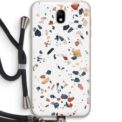 Terrazzo N°4: Samsung Galaxy J7 (2017) Transparant Hoesje met koord
