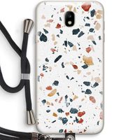 Terrazzo N°4: Samsung Galaxy J7 (2017) Transparant Hoesje met koord