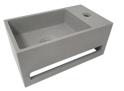 Wiesbaden Julia fontein Solid Surface 35 x 20 x 16 cm betonlook rechts