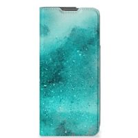 Bookcase OnePlus Nord CE 2 5G Painting Blue - thumbnail