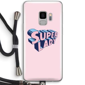 Superlady: Samsung Galaxy S9 Transparant Hoesje met koord
