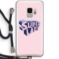 Superlady: Samsung Galaxy S9 Transparant Hoesje met koord