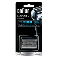 Braun Series 7 70S Elektrisch Scheerapparaat Reservekop Cassette – Zilver - thumbnail
