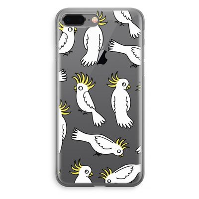 Papegaai: iPhone 8 Plus Transparant Hoesje