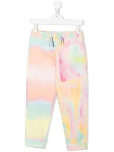 Stella McCartney Kids legging à imprimé tie dye - Jaune