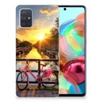 Samsung Galaxy A71 | Silliconen Back Cover | Amsterdamse Grachten