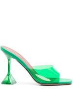 Amina Muaddi mules Lupita Glass 95 mm - Vert