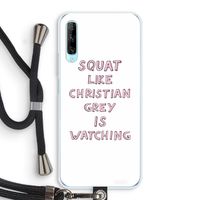 Christian Grey: Huawei P Smart Pro Transparant Hoesje met koord