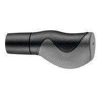 Union Ergonomisch handvatset - 2-componenten - 130/130mm - zwart/grijs - met snijrand - bar-end dopje