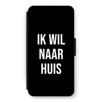 Ik wil naar huis - Zwart: iPhone 11 Flip Hoesje
