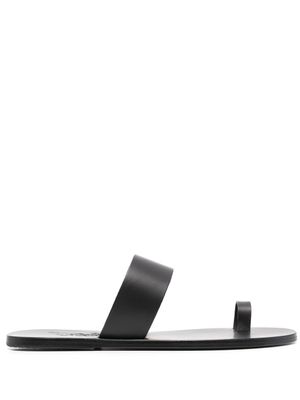 Ancient Greek Sandals sandales Thalos en cuir - Noir