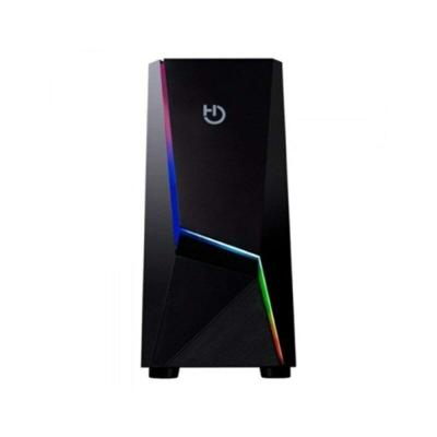 ATX Semi-toren doos Hiditec CHA010027 Zwart ARGB