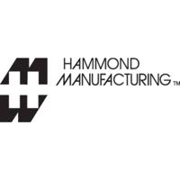 Hammond Electronics Eindplaat Aluminium Zwart (l x b x h) 16 x 107 x 35 mm 2 stuk(s)