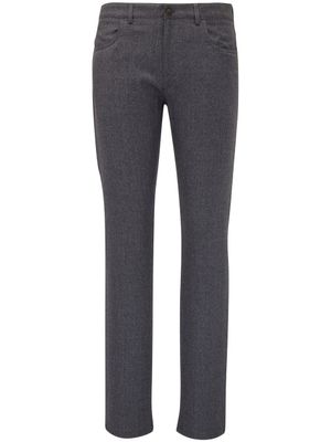 Canali pantalon skinny en laine - Gris