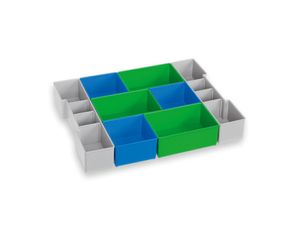 L-BOXX Indelings-set | B378xD313xH65 mm | blauw/groen/grijs | Blauw/groen/grijs | 1 stuk - 6000010093 6000010093