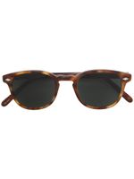 Lesca lunettes de soleil à monture ronde - Marron Lesca lunettes de soleil à monture ronde - Marron