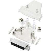 TRU COMPONENTS TCTRIM25HDS44K 7708932 D-sub female connectorset 180 ° Aantal polen: 44 Soldeerkelk 1 stuk(s)