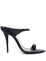 Saint Laurent mules 120 mm en cuir - Bleu - thumbnail