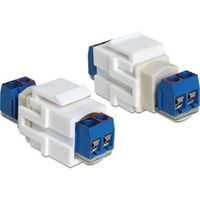 DeLOCK 86323 terminalblock terminalblock Blauw, Wit kabeladapter/verloopstukje