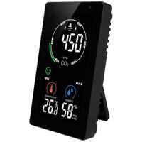 NDIR CO2 monitor MX6055 CO₂-meter Zwart