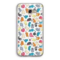 Kleurrijke katten: Samsung Galaxy A5 (2017) Transparant Hoesje