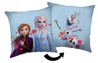 Disney Frozen bladeren sierkussen 40X40cm - thumbnail