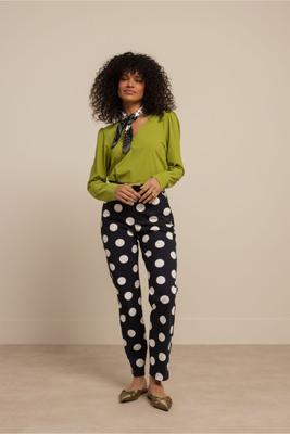 Lola top - dark lime - 13495