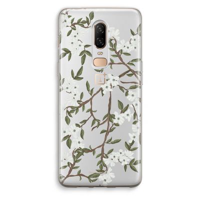 Blossoming spring: OnePlus 6 Transparant Hoesje