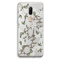 Blossoming spring: OnePlus 6 Transparant Hoesje