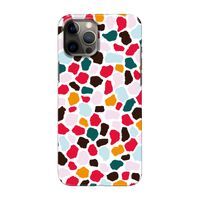 Colored Giraffe: Volledig geprint iPhone 12 Pro Max Hoesje