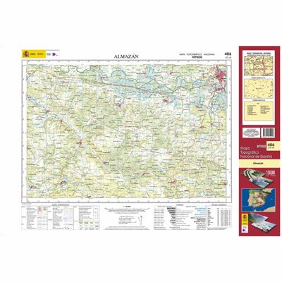 Topografische kaart 406 MT50 Almazán | CNIG - Instituto Geográfico Nacional1