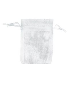 Organza buidel 9x12 zilver