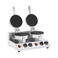 Dubbel-wafelijzer - rond- 2,600 W