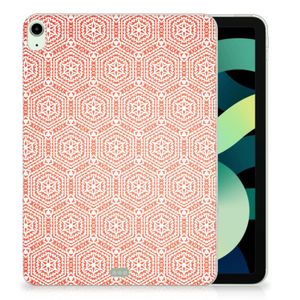 iPad Air (2020/2022) 10.9 inch Hippe Hoes Pattern Orange