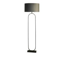 Searchlight VloerlampModish zwart met donker grijze kap - EU95101DGY