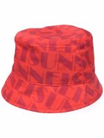 Sunnei bob réversible à logo imprimé - Rouge