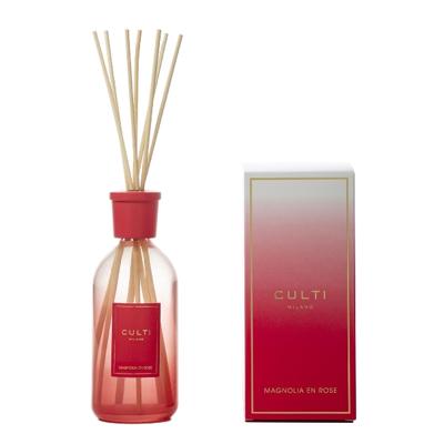 Culti Magnolia en Rose Geurstokjes 500ml Culti Magnolia en Rose Geurstokjes 500ml