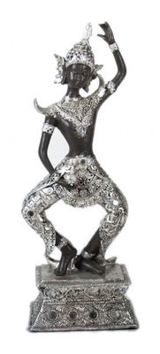 Gerimport beeld Boeddha 34 x 12 x 8 cm polyresin zilver Gerimport beeld Boeddha 34 x 12 x 8 cm polyresin zilver