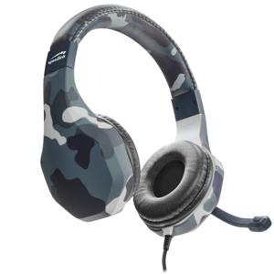 SpeedLink RAIDOR Over Ear headset Gamen Kabel Stereo Camouflage wit Afstandsbediening, Volumeregeling, Microfoon uitschakelbaar (mute)