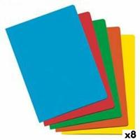 Set submappen DOHE Multicolour A4 50 Onderdelen (8 Stuks)