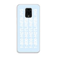 Hotline bling blue: Xiaomi Redmi Note 10 Lite Transparant Hoesje Hotline bling blue: Xiaomi Redmi Note 10 Lite Transparant Hoesje