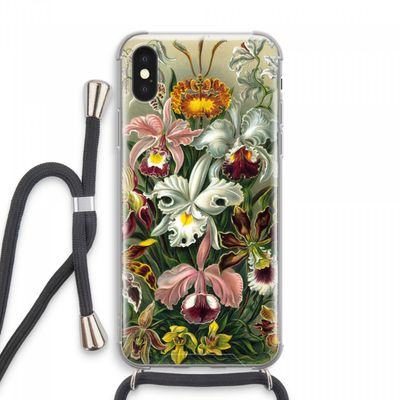 Haeckel Orchidae: iPhone XS Max Transparant Hoesje met koord
