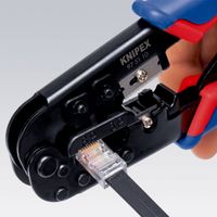 Knipex 97 51 10 Krimptang Zwart, Blauw, Rood - thumbnail